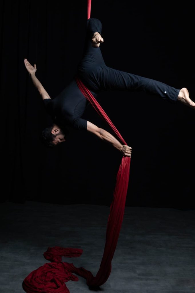 Arial silks by Gymnactives