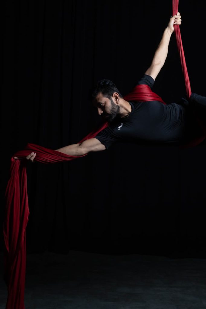 Arial silks by Gymnactives